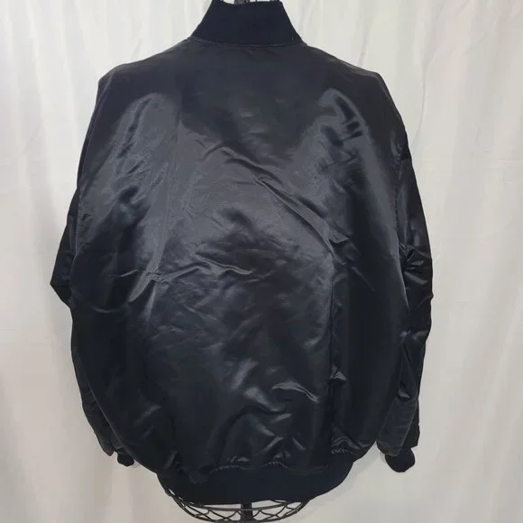 Vintage Proline by Starter Raiders Satin Bomber Jacket Made in the U.S.A Size XL - Picture 2 of 16